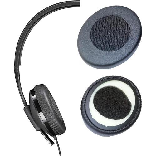 Coussinets de rechange compatibles avec Sennheiser HD 100 230, PC 3.2/5.2/8.2, pièces de rechange (noir, 1 paire)