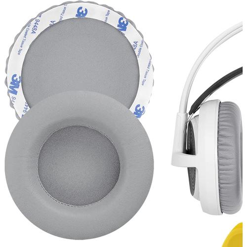 Coussinets pour Steelseries Siberia V1, Siberia V2, Siberia v3 Prism Casque de Jeu/Casque de Remplacement Oreille Pad/Oreille Coussin/Coussinets réparation pièces (Gray)