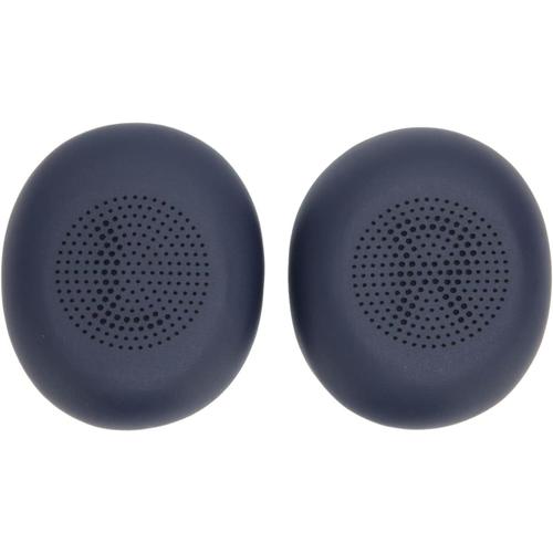 Coussinets d'oreille de remplacement ,Jabra ELITE 45h Casque Supra-auriculaire sans Fil coussinets,Kit d'oreille de remplacement en cuir de protéine souple Mousse à trace(Bleu profond)