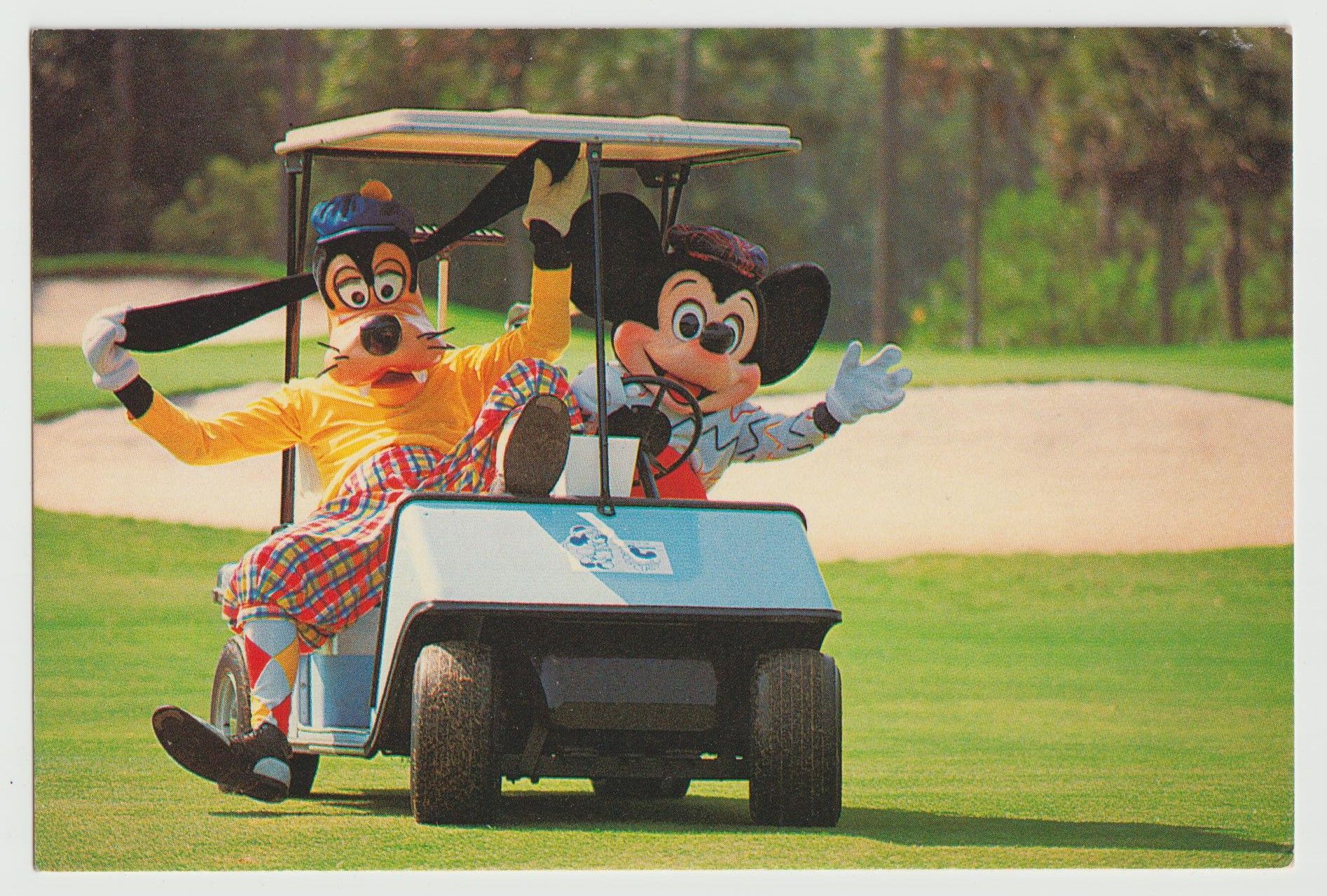 Carte Postale A Goofy Round Of Golf