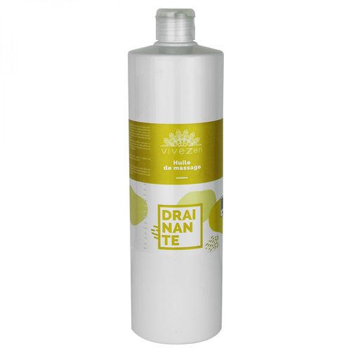 Vivezen ® Huile De Massage, Modelage, 1l - Drainante