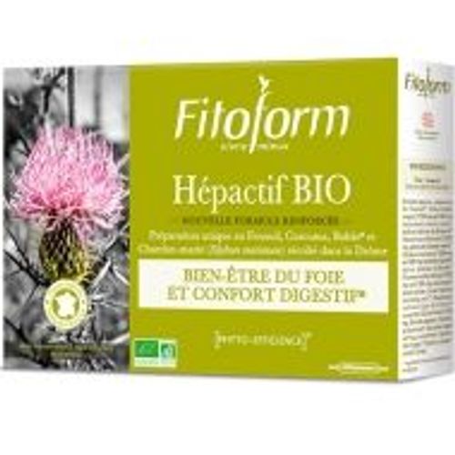 Hepactif Bio - 20 Ampoules Fitoform 