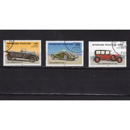 Timbres De Poste Aérienne Du Togo (Automobiles Anciennes)