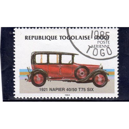 Timbre De Poste Aérienne Du Togo (Automobile Ancienne)