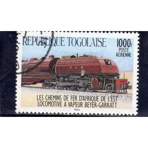 Timbre De Poste Aérienne Du Togo (Locomotive)