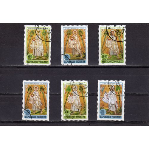 Timbres De Poste Aérienne Du Togo (Les Douze Apôtres)