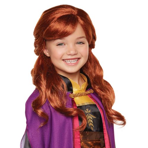 Perruque Luxe Anna La Reine Des Neiges Ii Fille Tu