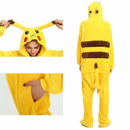 Pyjama Combinaison Pikachu Style Enfant Adulte Polyester Animal Costume  Cosplay Deguisement Halloween pour Fille Garçon Femme Homme -PM300337