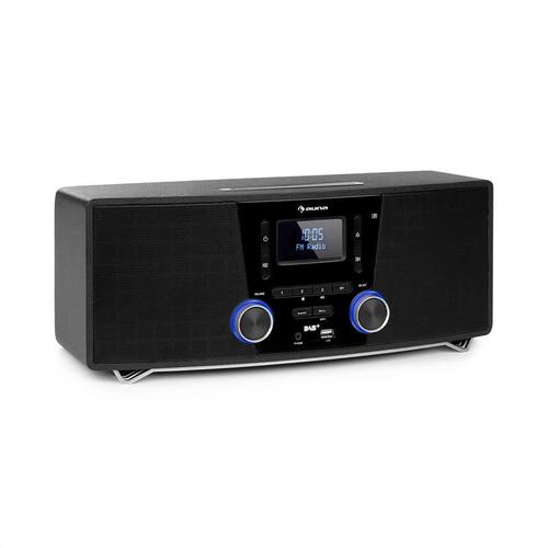 auna Stockton Micro chaîne stéréo radio DAB+ FM lecteur CD Bluetooth noir