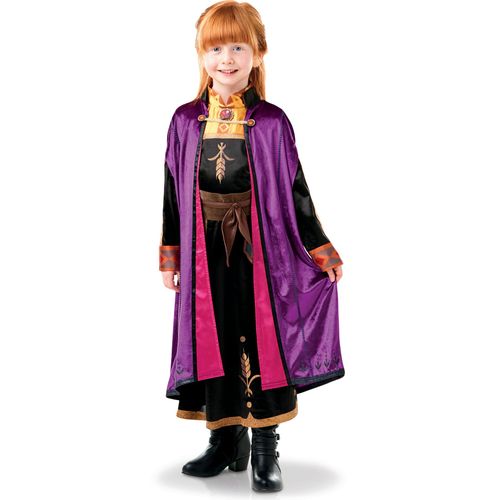 Déguisement Luxe Anna La Reine Des Neiges 2 Fille 7 À 8 Ans (117 À 128 Cm)