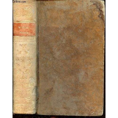 Biblia Sacra Vulgatae Editionis Sixti V.Pontificis Maximi Jussu Recognita Et Clementis Viii.
