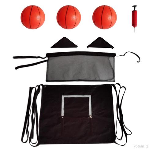 Panier De Basket Pour Trampoline Avec Petit Jeu De But De Basket-Ball En 3 Balles