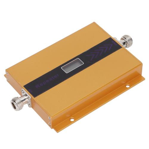 Amplificateur de Signal de téléphone portable doré GSM/DCSP21, antenne plate extérieure, câble de 10m, petite antenne intérieure 110240V (prise britannique)