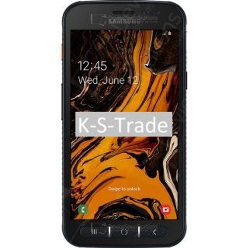K-S-Trade Compatible avec Samsung Galaxy Xcover 4 Pochette Ceinture Holster Sac Sacoche Housse Protection Étui Poche Horizontal Couvercle Cas Case Cover Noir 1x 