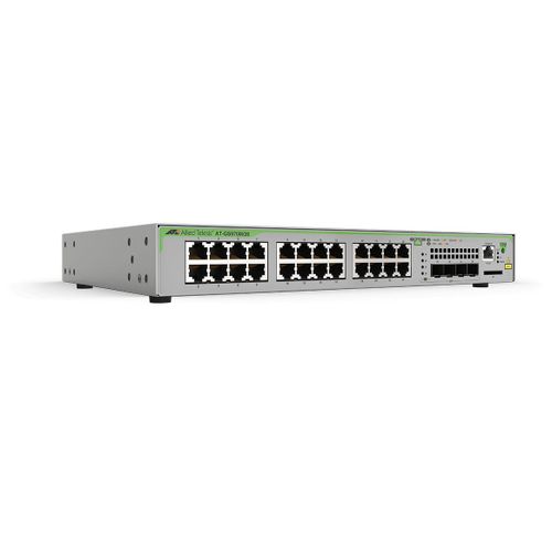 Allied Telesis CentreCOM AT-GS970M/28 - Commutateur - C3 - Géré - 24 x 10/100/1000 + 4 x SFP (mini-GBIC) lien montant - de bureau