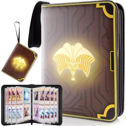 Classeur Cartes compatible avec YGO Carte, Album Carte, Livre Rangement Carte Collection, Porte Cartes à Collectionner pour PM/MTG/YGO Carte, Capacité de 400 Cartes (the Forbidden One)