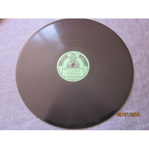 Disque À Aiguille Odéon Ouvertures Iii Et Iv Guillaume Tell