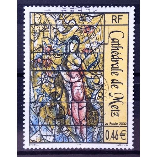 Cathédrale De Metz 0,46 (Très Joli N° 3498) Obl - France Année 2002 - N15300