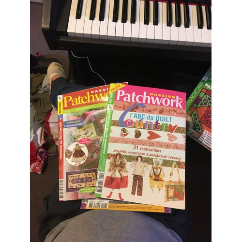 Lot De 2 Magazines De Patchwork: Passion Patchwork Et Broderie Machine+ Patchwork Magazine