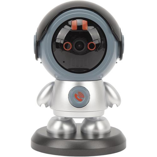 Caméra de Surveillance Robot, Vision Nocturne Vidéo 1080p, Zoom Numérique 6X, Reconnaissance Corporelle Intelligente AI, Application Mobile, Surveillance à Distance WiFi