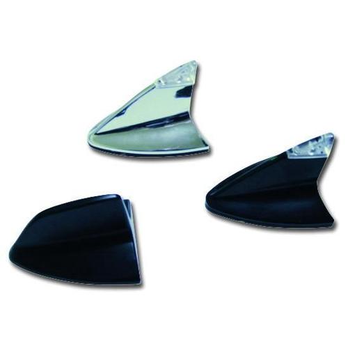 Antenne Factice Shark - Noire Avec Led Bleue - Adnauto