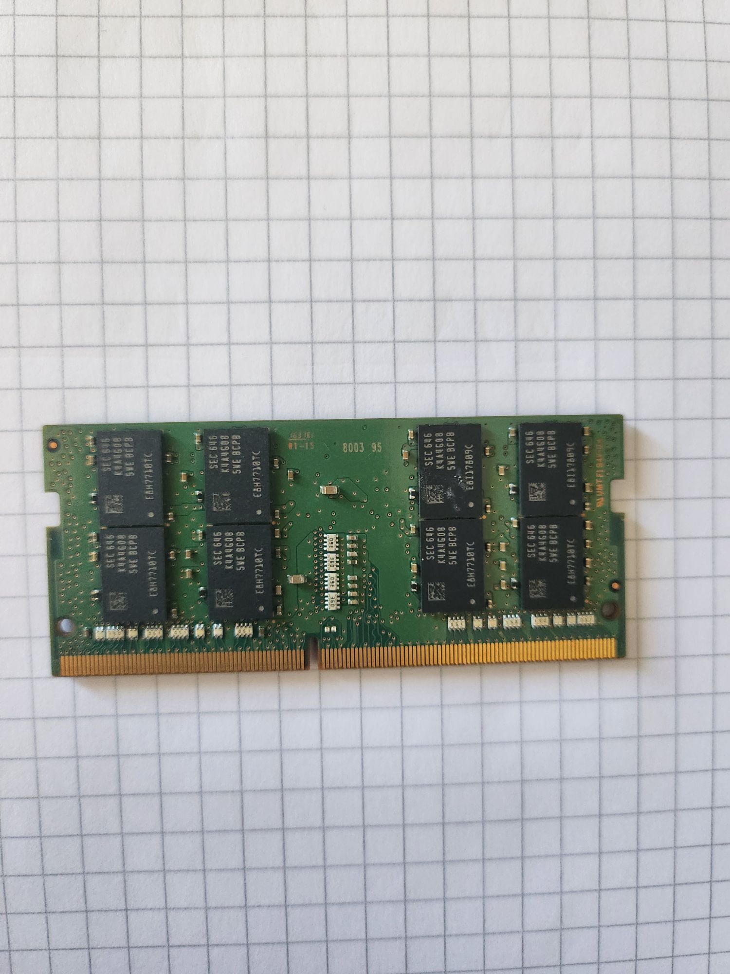 RAM DDR4-2133 (1066 MHz) Sodimm 1x 8 Go