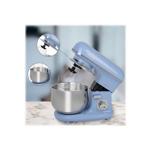 Robot pétrin multifonction 5L 1100W rétro Clatronic KM 3711 Bleu