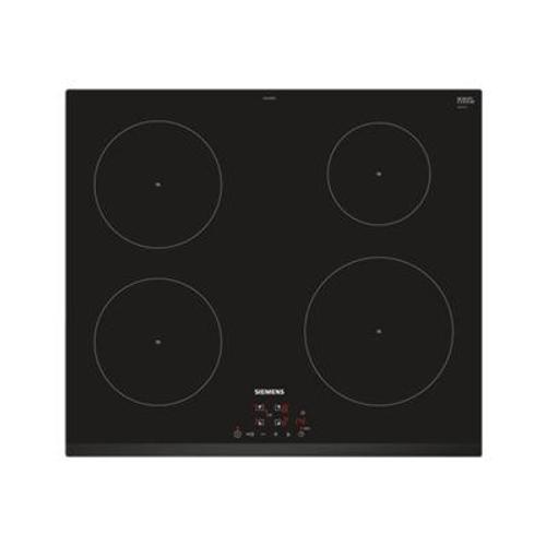 Siemens iQ100 EH631BEB1E Table de cuisson à induction Noir - 4 foyers