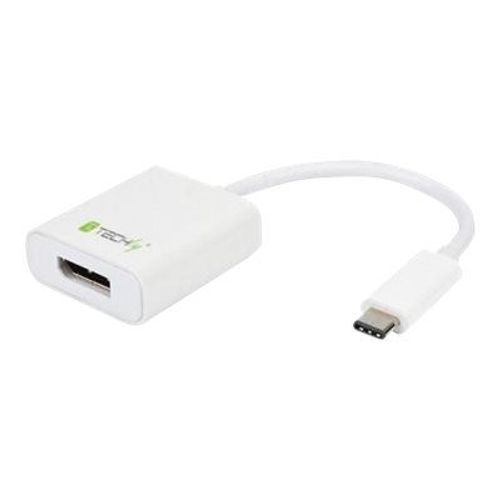 TECHly - Adaptateur vidéo externe - USB-C 3.1 Gen 1 - DisplayPort - blanc