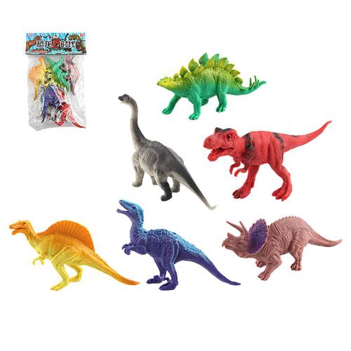6pcs Nouveauté Animaux De Dinosaures Simulé Modèle Du Monde Figure Réaliste Enfants Toy Dinosaur - Animal Toy 291