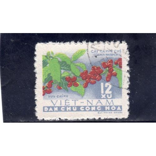 Timbre-Poste Du Viet-Nam Du Nord (Plante Industrielle)