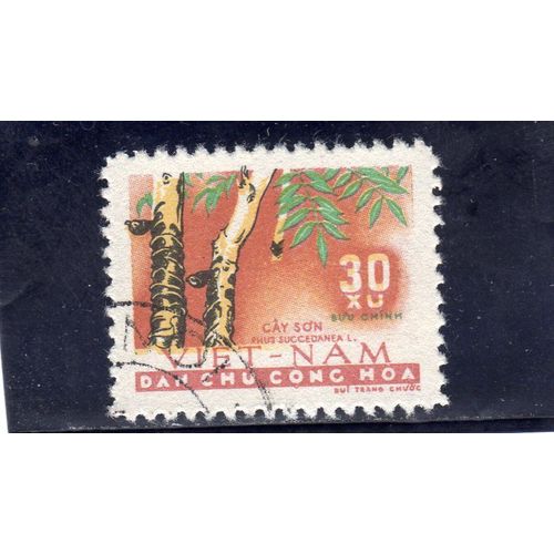 Timbre-Poste Du Viet-Nam Du Nord (Plante Industrielle)