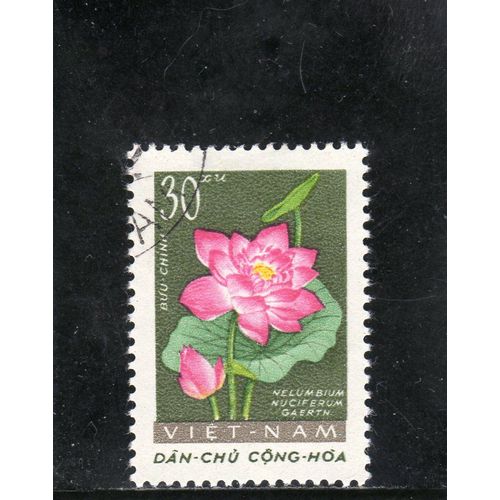 Timbre-Poste Du Viet-Nam Du Nord (Fleur)
