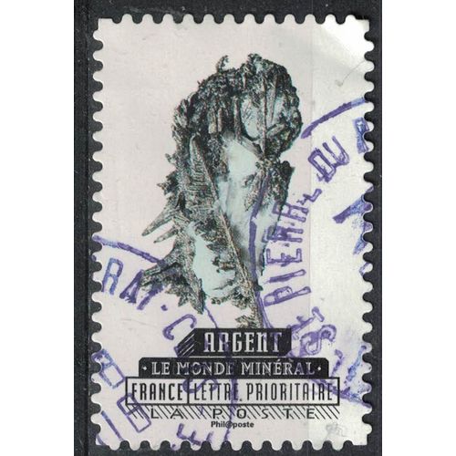 France 2016 Oblitéré Rond Used Le Monde Minéral Argent Y&t 1229 Su