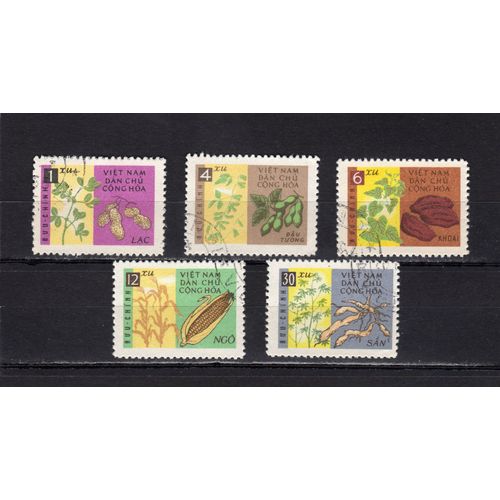 Timbres-Poste Du Viet-Nam Du Nord (Plantes Alimentaires)