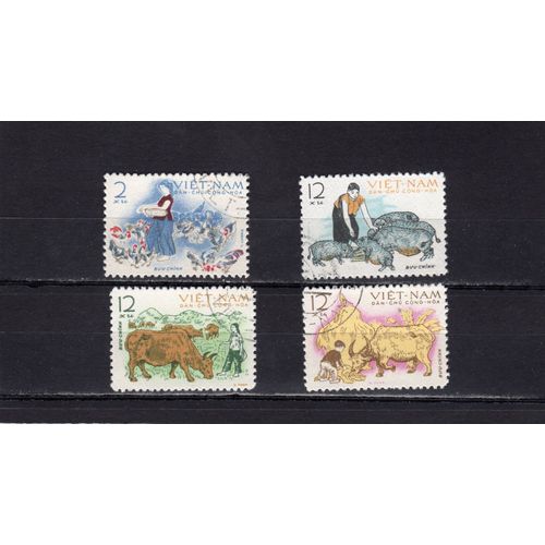 Timbres-Poste Du Viet-Nam Du Nord (Elevage)
