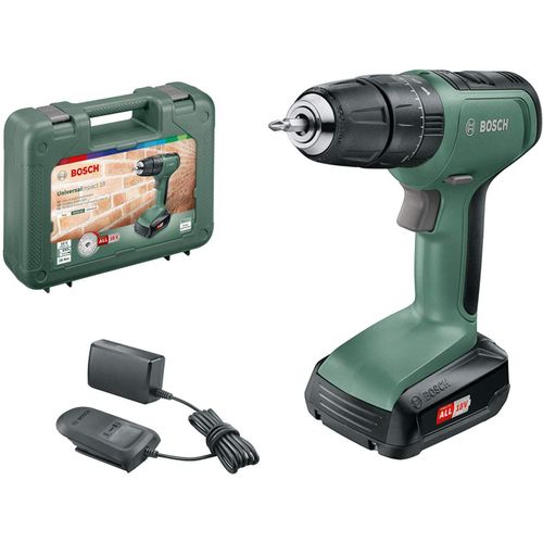 Perceuse-visseuse à percussion 2 vitesses sans-fil Bosch UniversalImpact 18 (1 batterie)