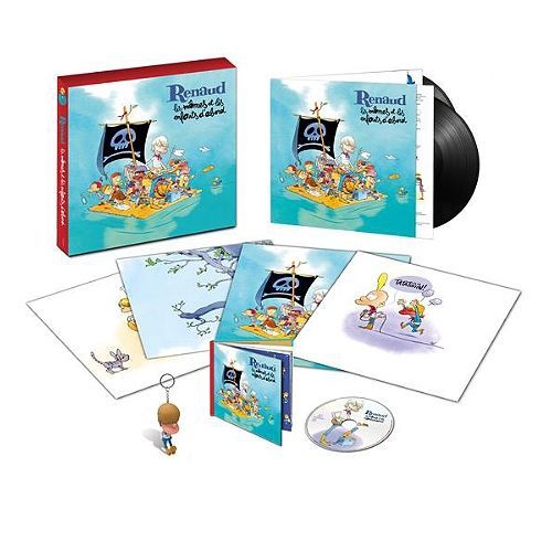 Les Mômes Et Les Enfants D'abord - Edition Boxset Limitée: Cd + Double Vinyle + 1 Porte-Clés Renaud Par Zep + 4 Tirages Format 30x30cm
