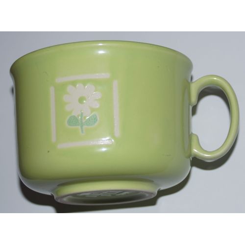 Tasse A Chocolat Maxi Tasse Just Mugs Made In England Verte Decors Fleurs