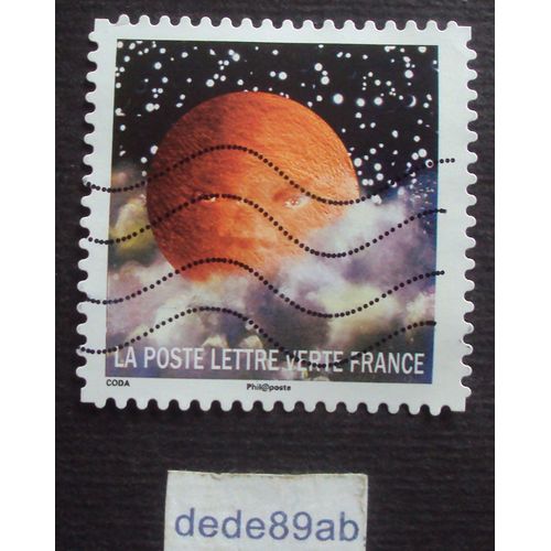 France.. Correspondances Planétaires (Septième) Guy Coda . Oblitéré Used Stamp.