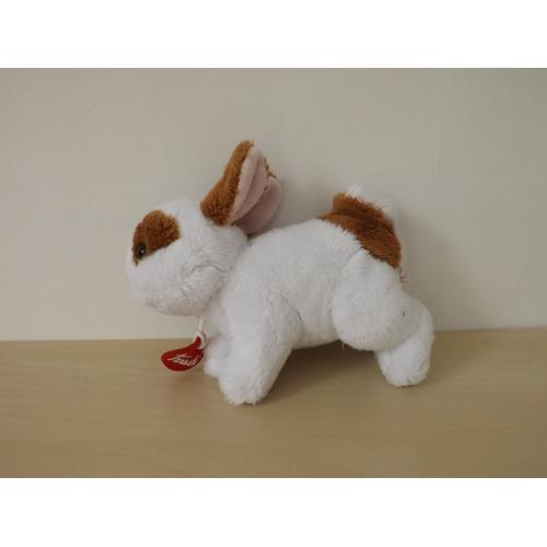 Peluche Lapin Blanc Marron Trudi