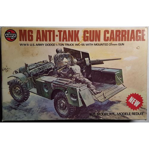 Maquette Airfix N°07361-3 : Jeep Dodge M6 Anti-Tank Gun Carriage-Airfix