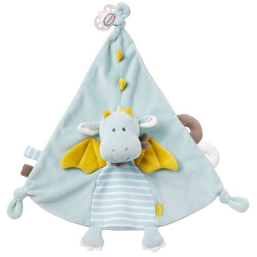 Doudou Dragon Little Castle Domiva Fehn Bleu Jaune