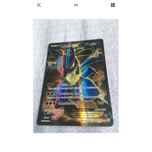 Pokémon - Lucario Ex Fullart Furious Fist 107/111