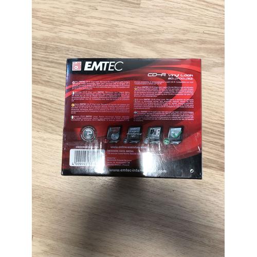 Pack de CD vierge Emtec look vinyle.