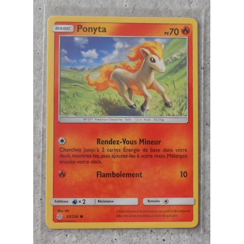 Ponyta 23/236 - Sl12 - Eclipse Cosmique - Vf