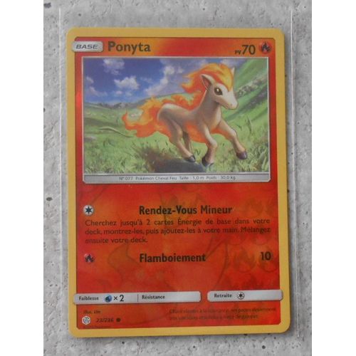 Ponyta Reverse 23/236 - Sl12 - Eclipse Cosmique - Vf