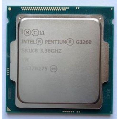 Intel Pentium G3260 - 3.3 GHz - 2 coeurs - 2 fils - 3 Mo cache - LGA1150 Socket - OEM