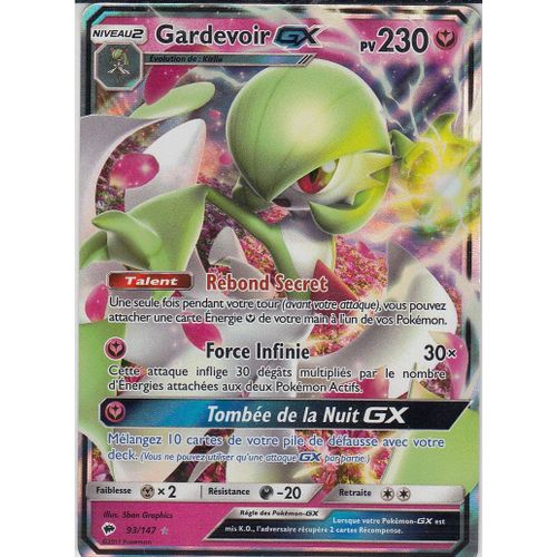 Gardevoir Gx 93/147 Soleil Et Lune Ombres Ardentes