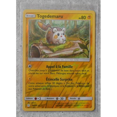 Togedemaru Reverse 73/236 - Sl12 - Eclipse Cosmique - Vf